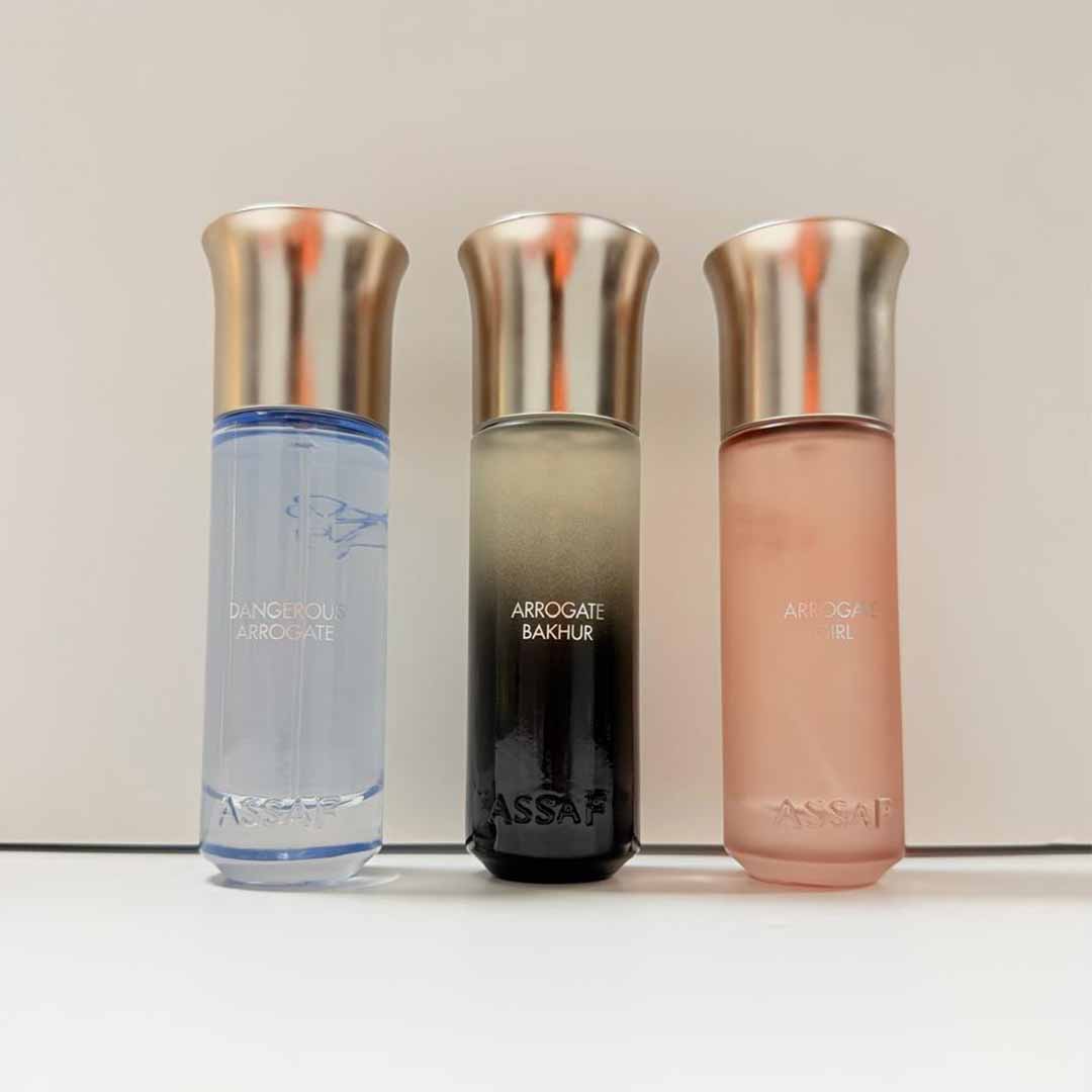 مجموعة اروجيت من عساف - 3 عطور - للجنسين 
